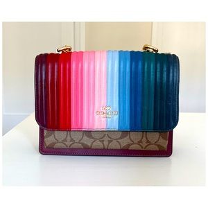 Coach Klare Rainbow Crossbody Bag